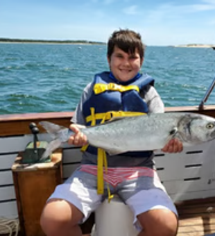 Catch Bluefish In Falmouth Fishing Grounds